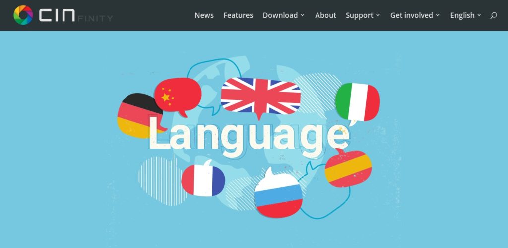 Translate website language
